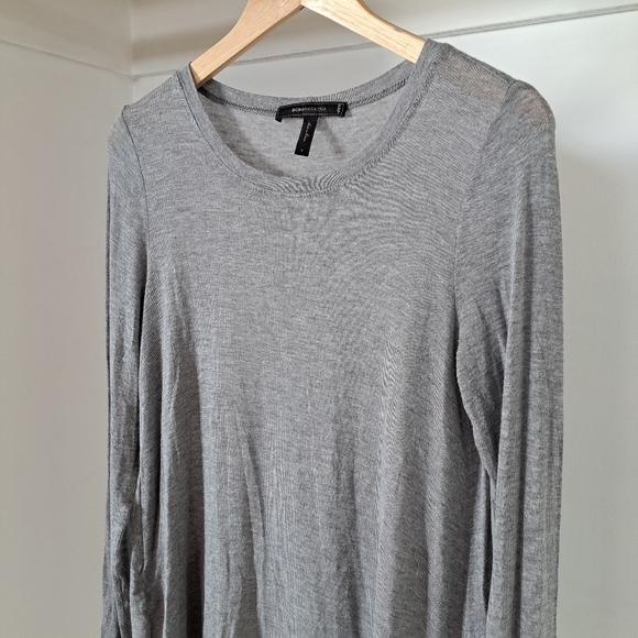 BCBGMAXAZRIA | Grey long thin light weight sweater, style Claudia Heather grey - Picture 4 of 13